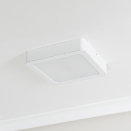 ValueLights Lacey White Square 24W LED Flush Ceiling Light - Wilko - thumbnail 4