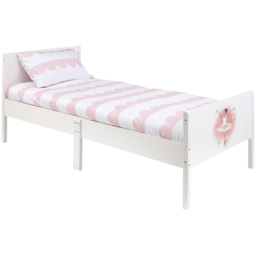 Liberty House Toys Single White Ballerina Kids Bed - Wilko - thumbnail 3