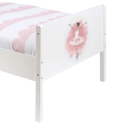 Liberty House Toys Single White Ballerina Kids Bed - Wilko - thumbnail 6