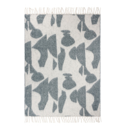 Hoem Meta Dusk Jacquard Tasselled Throw 130 x 180cm - Size: 180 x 130cm - Black - Wilko - thumbnail 4