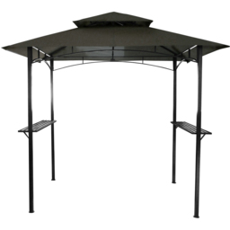 Charles Bentley 2.4 x 1.5m Grey Steel Gazebo - Size: 2 x 3m - Wilko - thumbnail 3