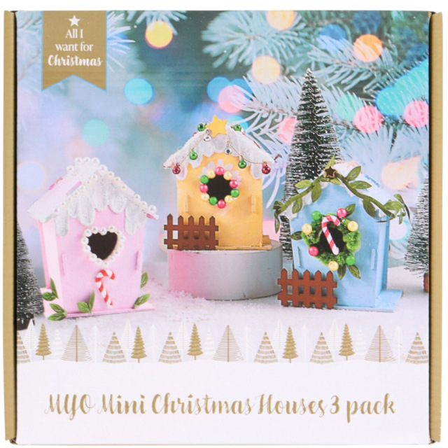 Make Your Own Mini Christmas Houses - All I Want For Christmas - Wilko - image 1