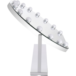 Living and Home LED Makeup Mirror with 3 Modes - Size: 50 x 49 x 16.5cm - Silver - Wilko - thumbnail 6