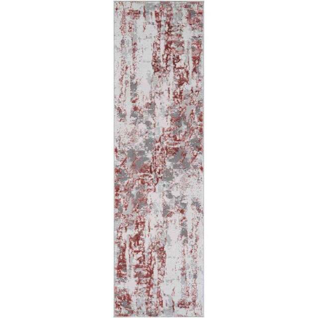 Desire Rugs Styra Pink Abstract Rug 60 x 220cm - Wilko - image 1