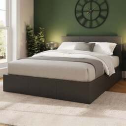GFW Small Double Grey Side Lift Ottoman Bed - Wilko - thumbnail 1