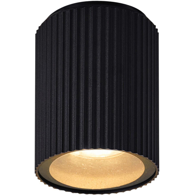 Nordlux Kyklop Ripple Black Ceiling Light - Size: 10.5 x 8.6 x 10.5cm - Wilko - image 1