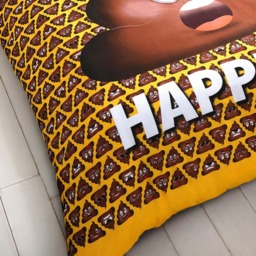 Velosso Single Expressions Poo Duvet Set - Yellow - Wilko - thumbnail 4