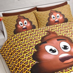 Velosso Single Expressions Poo Duvet Set - Yellow - Wilko - thumbnail 3