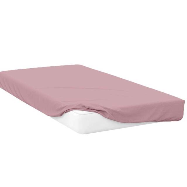 Serene Super King Blush Fitted Bed Sheet - Pink - Wilko - image 1