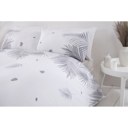 Rapport Home PH Tropics Double Grey Duvet Set - Silver - Wilko - thumbnail 5