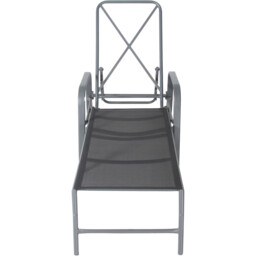 Rowly Grey Sun Lounger and Side Table Set - Wilko - thumbnail 6
