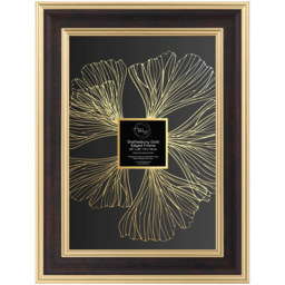 Shaftesbury Gold Edged Frame Black 20 x 28inch - The Port. Co Gallery - Wilko - thumbnail 3