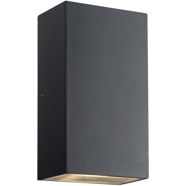 Nordlux Rold Black Flat Wall Light - Size: 16 x 9 x 16cm - Wilko - image 1