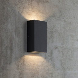 Nordlux Rold Black Flat Wall Light - Size: 16 x 9 x 16cm - Wilko - thumbnail 3
