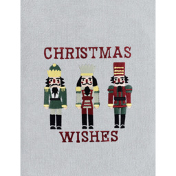 Noel Square Nutcracker White Hand Towel 2 Pack - Size: 66 x 41 x 1cm - Wilko - thumbnail 4