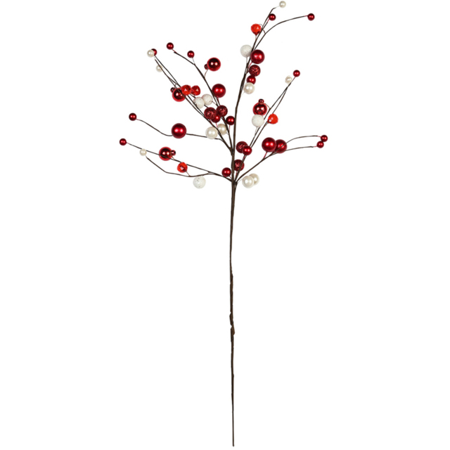 The Seasonal Gift Co. Red Bauble Tree Decorative Stick Small - Size: 1 Piece - Wilko - image 1