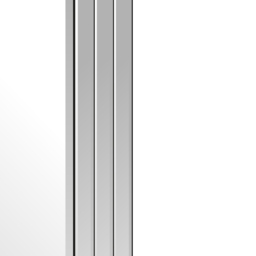 MirrorOutlet Milton Bevelled Corner Cheval Free Standing Mirror 150 x 40cm - Clear - Wilko - thumbnail 6