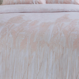 Yard Pampas Single Blush Washed Cotton Duvet Cover Set - Pink - Yard Living - Wilko - thumbnail 4