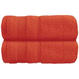 Allure Bath Fashions Luxury Zero Twist Egyptian Cotton Terracotta Hand Towel 50 x 85cm 2 Pack - Size: 50 x 85 x 1cm - Wilko - thumbnail 1