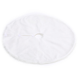 Living and Home Snow White Christmas Tree Skirt 78cm - Size: 1 x 78 x 78cm - Wilko - thumbnail 5