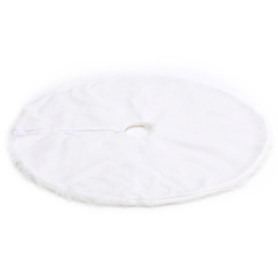 Living and Home Snow White Christmas Tree Skirt 78cm - Size: 1 x 78 x 78cm - Wilko - thumbnail 4