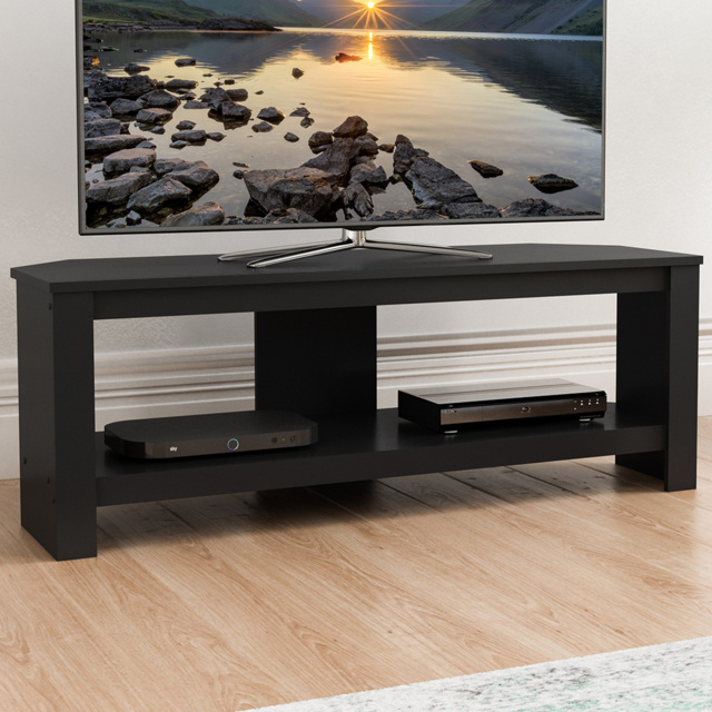 AVF Calibre Single Shelf Black Oak TV Unit - AVF Group Ltd - Wilko - image 1