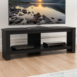 AVF Calibre Single Shelf Black Oak TV Unit - AVF Group Ltd - Wilko - thumbnail 1