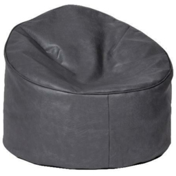 Kaikoo Grey Brushed Faux Suede Bean Bag Chair - Wilko - thumbnail 3