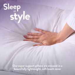 Slumberdown White Super Support Pillow 2 Pack - Wilko - thumbnail 5