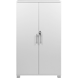 MMT Furniture Designs 2 Door White Lockable Tall Filing Cabinet - Size: 120 x 70 x 35cm - Wilko - thumbnail 3