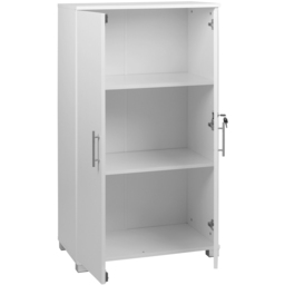 MMT Furniture Designs 2 Door White Lockable Tall Filing Cabinet - Size: 120 x 70 x 35cm - Wilko - thumbnail 5