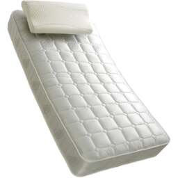 Sareer Matrah Small Single Orthopaedic Mattress - White - Wilko - thumbnail 1