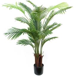 Botanik Areca Palm Artificial Tree in Pot 4ft - Size: 110 x 70 x 70cm - Green - Wilko - thumbnail 1