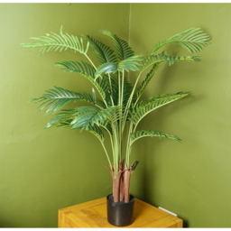 Botanik Areca Palm Artificial Tree in Pot 4ft - Size: 110 x 70 x 70cm - Green - Wilko - thumbnail 3