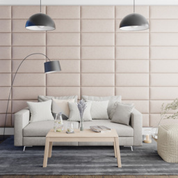 Aspire EasyMount Natural Saxon Twill Upholstered Wall Mounted Headboard Panels 4 Pack - Cream - Aspire Beds - Wilko - thumbnail 4