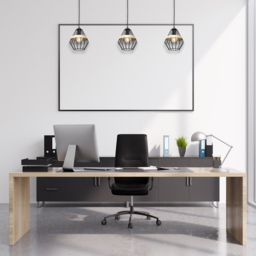 Milagro Cliff Black Pendant Lamp 230V - Size: 21 x 21 x 100cm - Wilko - thumbnail 7