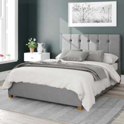 Aspire Hepburn Super King Grey Eire Linen Ottoman Bed - Aspire Beds - Wilko - thumbnail 1