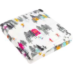 furn Aspen Fleece Snow Throw - Size: 150 x 130 x 1cm - White - furn. - Wilko