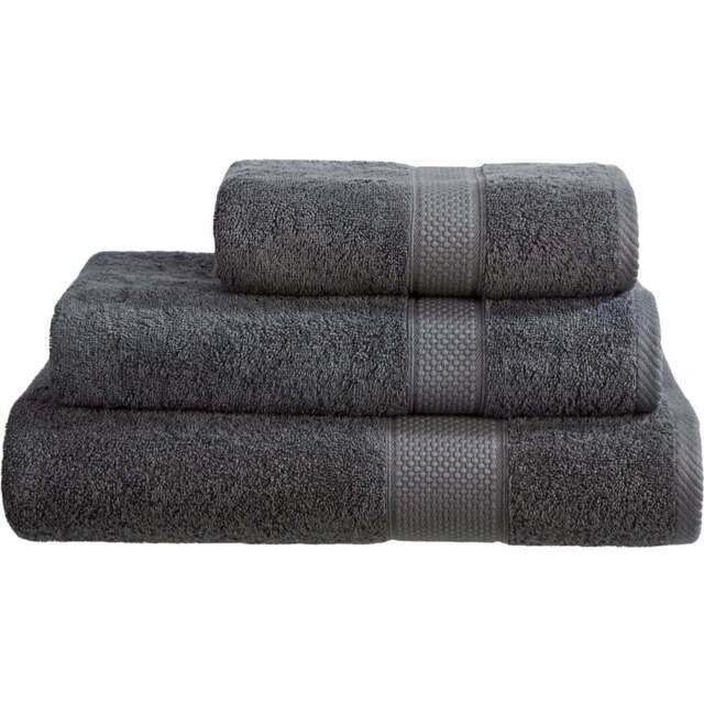 Imperial Hotel Quality Grey Combed Cotton Turkish Bath Mat - Size: 50 x 80 x 4cm - Wilko - image 1