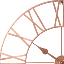 EOS Copper Skeleton Wall Clock with Roman Numerals 80cm - Size: 80 x 80 x 2cm - Gold - Home Garden Direct - Wilko - thumbnail 5