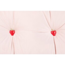 Strawberry Embellished Cushion Pink - Divante - Wilko - thumbnail 5