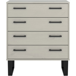 Core Products Texas 4 Drawer Grey Waxed Pine Chest of Drawers - Wilko - thumbnail 4