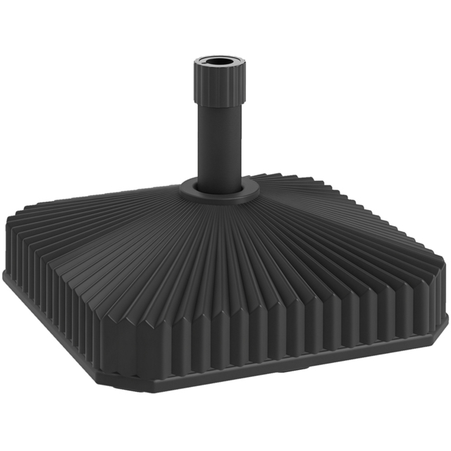 Outsunny Black Patio Parasol Base 19kg - Size: 30 x 45 x 45cm - Wilko - image 1