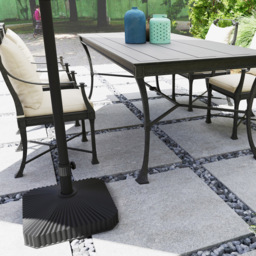 Outsunny Black Patio Parasol Base 19kg - Size: 30 x 45 x 45cm - Wilko - thumbnail 3