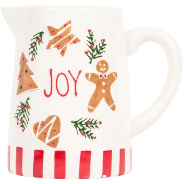 Festive Stone Gingerbread Jug - Wilko - image 1