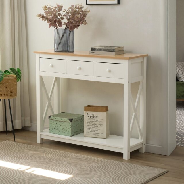 Austin Console Table White - Wilko - image 1