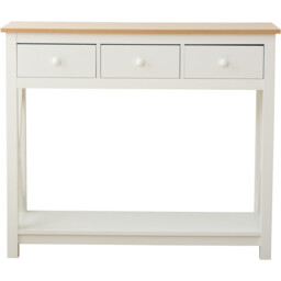 Austin Console Table White - Wilko - thumbnail 4