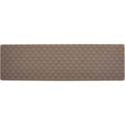 My Mat Mink Sculptured Basketweave Washable Runner 67 x 230cm - Brown - Wilko