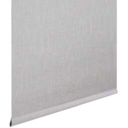 Textured Linen Blackout Blind Silver 180cm - Linen Silver - Wilko - thumbnail 3