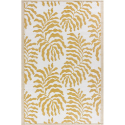 furn. Tocorico Mustard Recycled Outdoor Rug 120 x 180cm - Yellow - Wilko - thumbnail 4